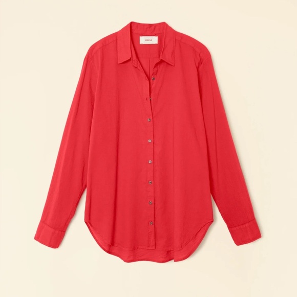 EUC Xirena Beau Shirt in Red - Picture 2 of 8